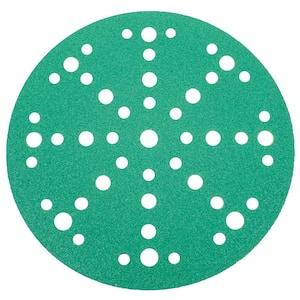 Green 6 in. Sanding Disc 220 Grit Very Fine (10-Pack)