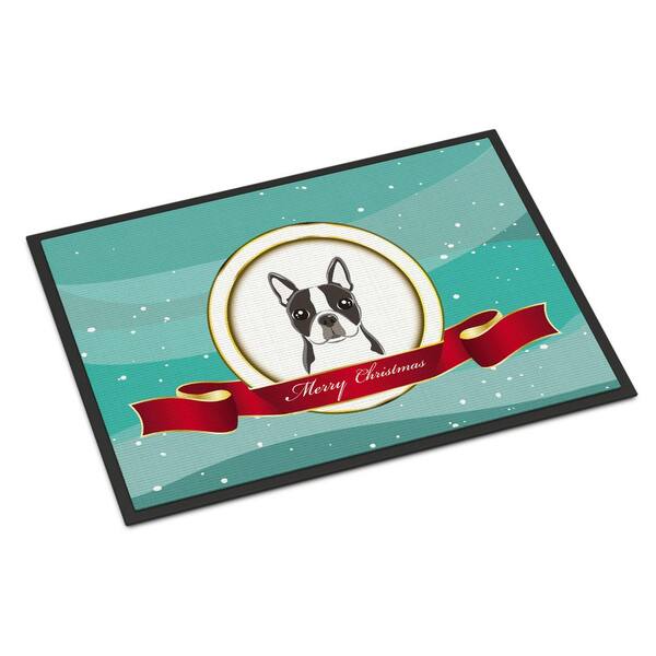 boston terrier doormat