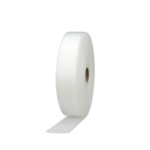 HOME INTUITION 25 ft. x 3 in. W x 1 in. Thick Foiled Back Fiberglass Pipe Insulation  Wrap (1-Pack) PW08623 - The Home Depot