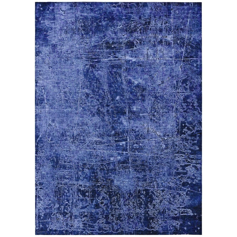 Addison Rugs Chantille ACN559 Navy 3 Ft X 5 Ft Machine Washable addison-rugs-chantille-acn559-navy-3-ft-x-5-ft-machine-washable