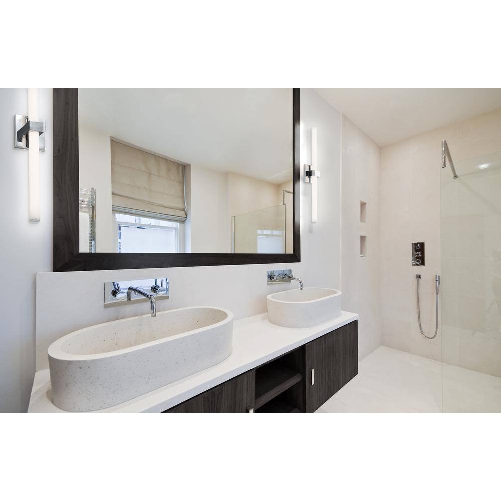 Fresno Chrome Dimmable LED 24" Bath Bar Light