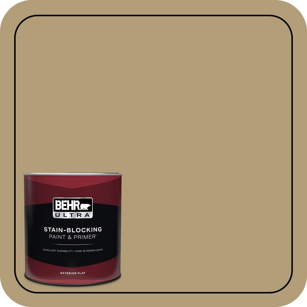 1 qt. #S320-5 Ginger Tea Flat Exterior Paint & Primer price history on PriceWatchPro