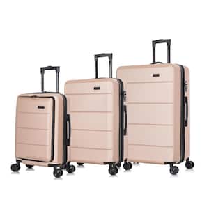 Champagne Elysian Lightweight Hardside Spinner 3-Piece Luggage set 20 in., 24 in., 28 in.