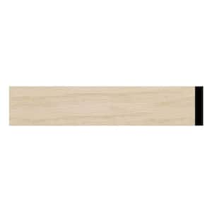 WM266 0.25 in. D x 1.5 in. W x 96 in. L Wood (White Oak) Lattice Moulding