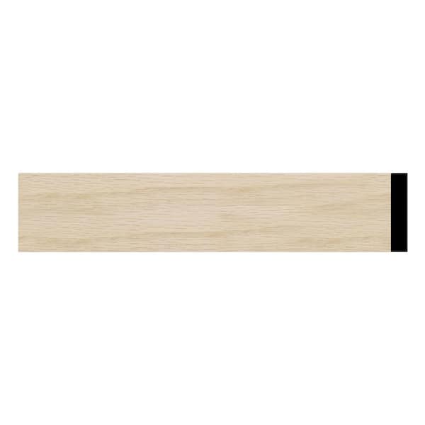 Ekena Millwork WM266 0.25 in. D x 1.5 in. W x 96 in. L Wood (White Oak) Lattice Moulding