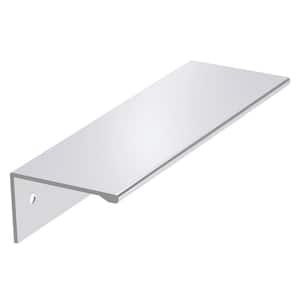 Edge Pull Collection 3-3/4 in (96 mm) Polished Chrome Drawer Pull