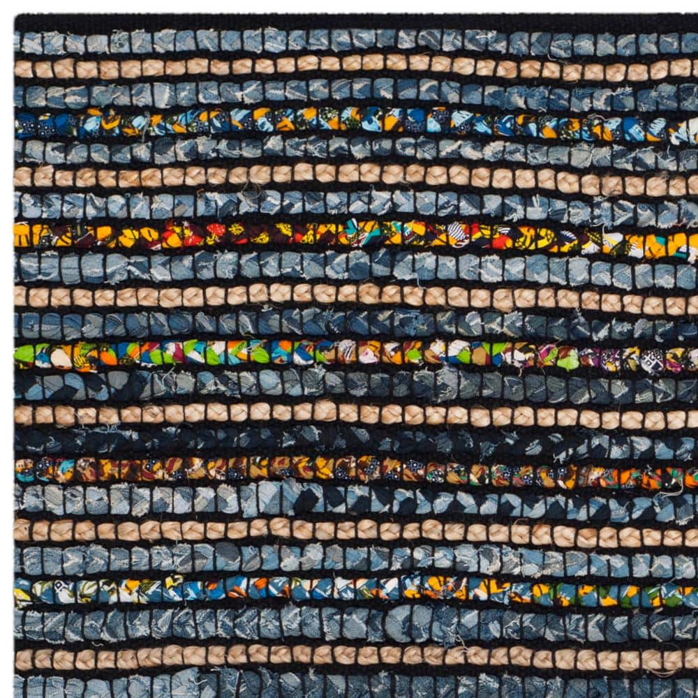 Cape Cod Handwoven Multi-Color Cotton Square Area Rug
