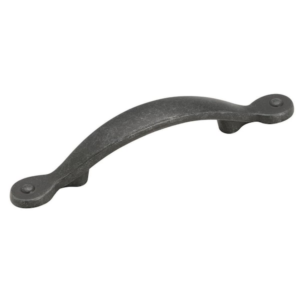 Amerock Inspirations 3 in (76 mm) Wrought Iron Dark Drawer Pull