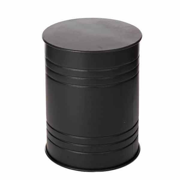 Buy Glitzhome Set Of 2 Metal Storage Accent Table Or Stool With Solid Wood Lid.