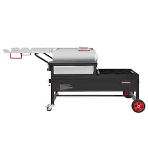 Propane Gas Crawfish Boiler and Cooker Combo, 135,000 BTU Stainless Steel Burner of Crawfish Boiler, Stirring Paddle