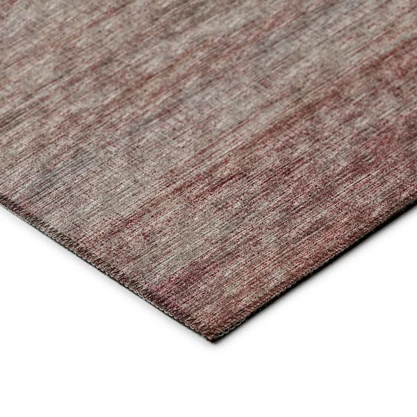 Marston Red 10 ft. x 14 ft. Geometric Indoor/Outdoor Area Rug