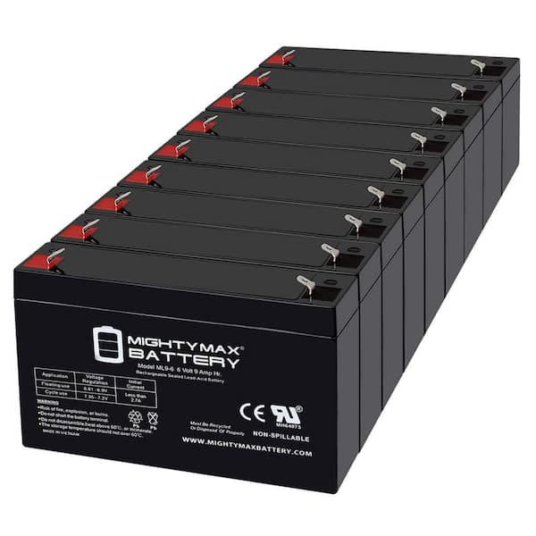12-Volt, 6. 5Ah, AGM, F2 Terminal, Replacement Battery Compatible with APC Back-UPS Models BN650M1, BE600M1-LM