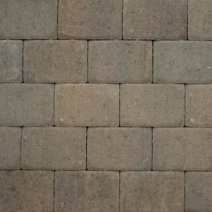 Plaza Rectangle 8.27 in. L x 5.51 in. W x 2.36 in. H Heritage Buff Concrete Paver