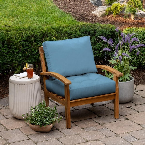 ARDEN Outdoor Plush Modern Tufted Blowfill Lounge Chair