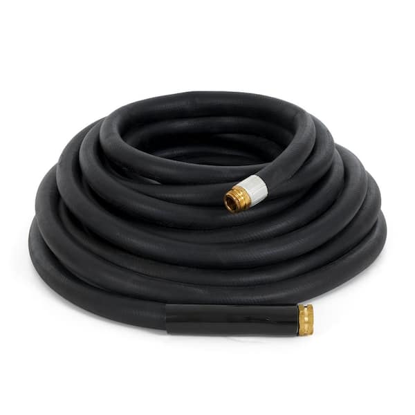 Apache 0.75 in. Dia x 50 ft. Heavy-Duty Garden Water Hose with Brass Fittings