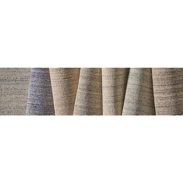 6 in. x 6 in. Texture Carpet Sample - Lively - Color Oatmeal