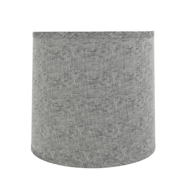 Aspen Creative Corporation 13 in. x 12 in. Grey Hardback Empire Lamp Shade