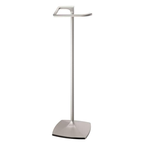 SunnyPoint Free Standing Bathroom Toilet Paper Holder Stand with Reserve  (Chrome; FreeStand)