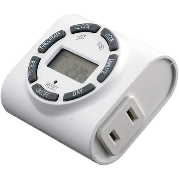 GE 7-Day Indoor Programmable Plug-In Digital Timer