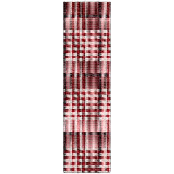 Addison Rugs Chantille Machine Washable Indoor/Outdoor Abstract ACN1054 Red 2 ft. 3 in. x 7 ft. 6 in. Area Rug
