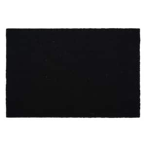 Black Beauty Black Colored 30 in. x 48 in. Indoor or Outdoor Doormat