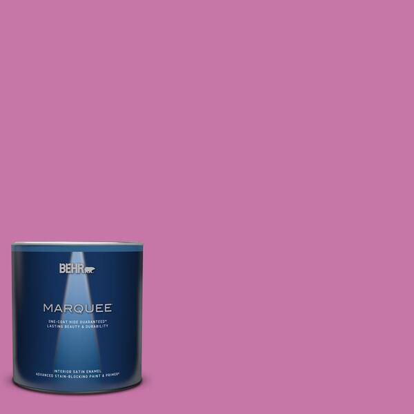 BEHR MARQUEE 1 qt. 680B5 Strawberry Freeze Satin Enamel Interior
