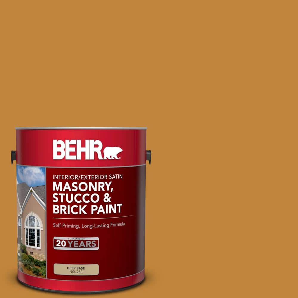 1 gal. #M260-7 Back To School Satin Interior/Exterior Masonry, Stucco and B