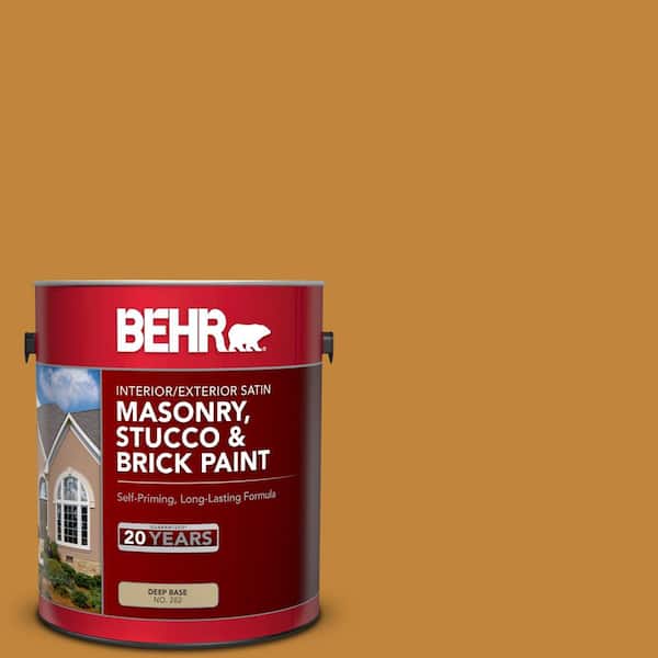 BEHR 1 gal. #M260-7 Back To School Satin Interior/Exterior Masonry, Stucco and Brick Paint