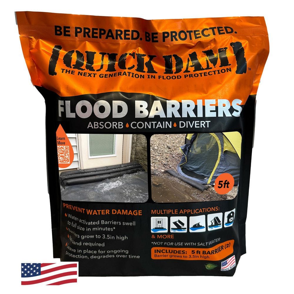 Water Activated 5 ft. Flood Barrier (2-Pack) price history on PriceWatchPro