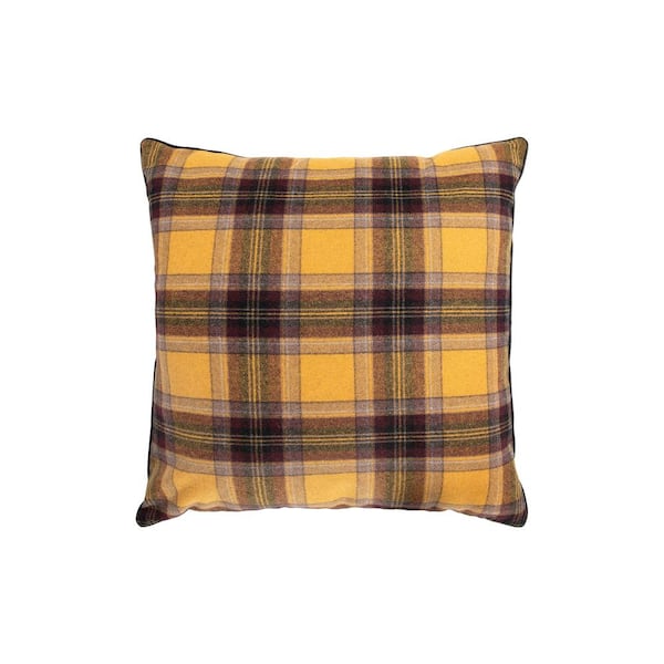 wool plaid pillows
