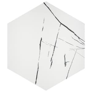 Visium Hex White 17-1/8 in. x 19-3/4 in. Porcelain Floor and Wall Tile (14.32 sq. ft./Case)