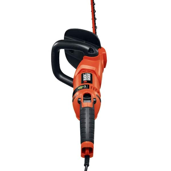 BLACK+DECKER 24 in. 3.3 Amp Corded Dual Action Electric Hedge Hog Trimmer  with Rotating Handle HH2455 - The Home Depot