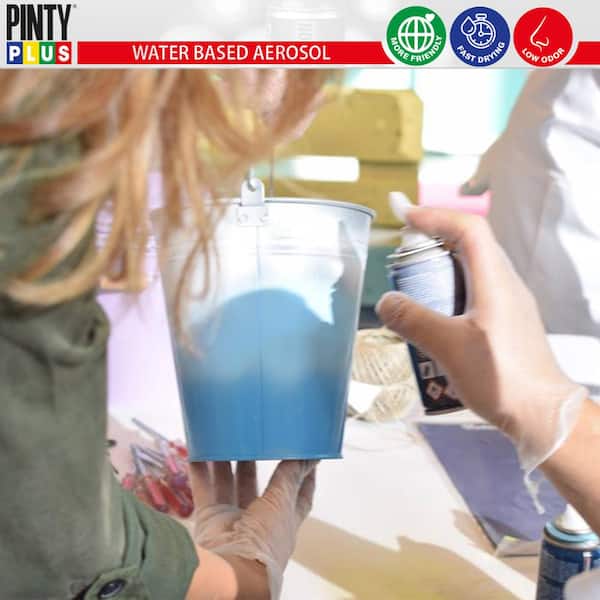 Pintyplus Aqua Mini Spray Paint Matte Finish 4.2oz - Black King - Spray Paint - Art Supplies & Painting