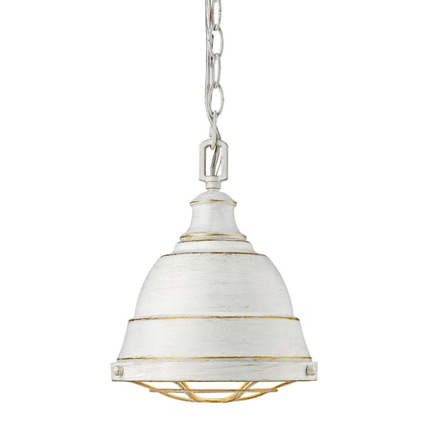 Bartlett 1-Light French White Pendant