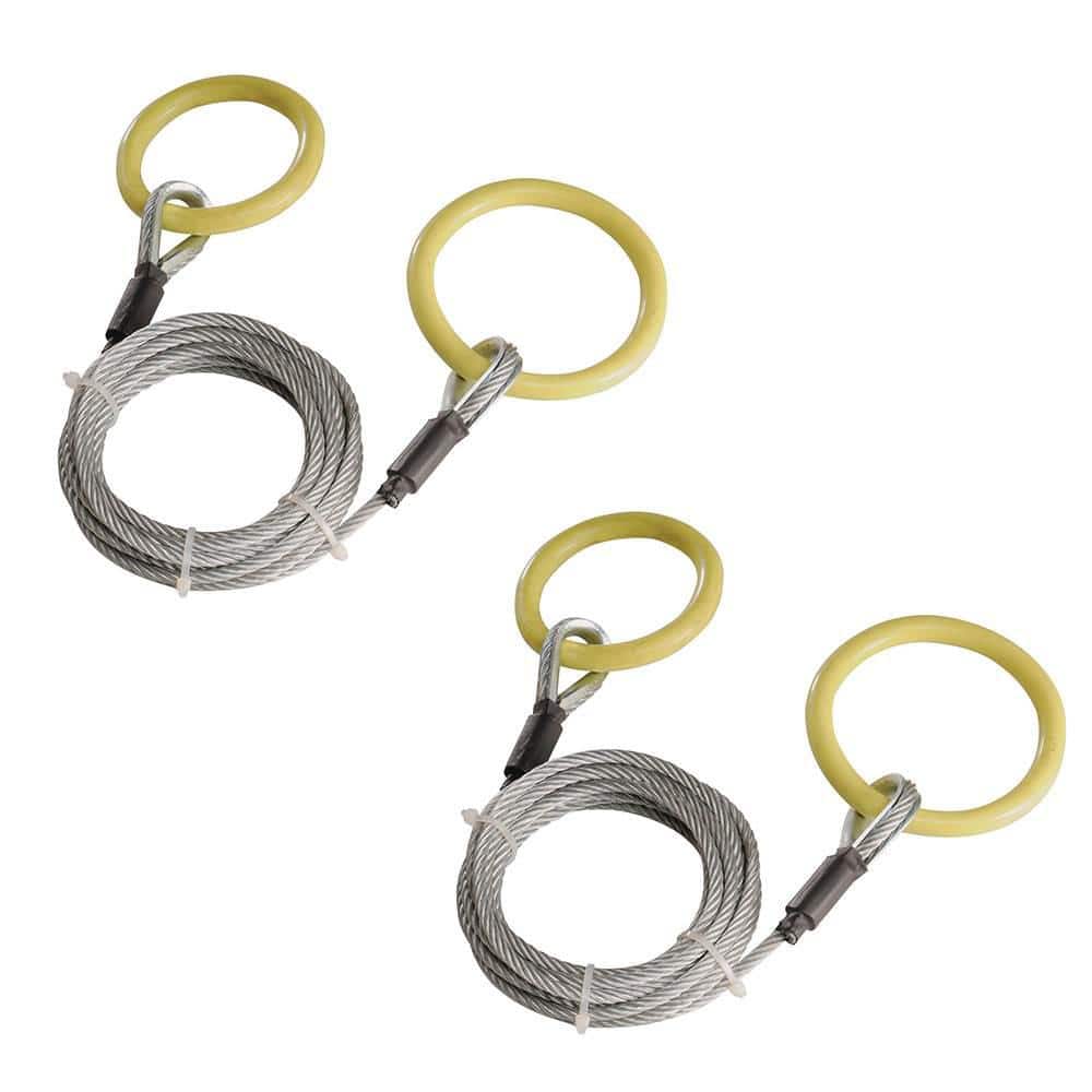 Timber Tuff ATV and UTV Heavy-Duty Log Lumber Choker Cable with Tow Rings (