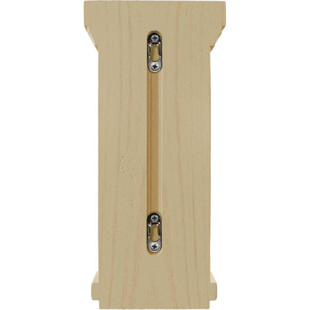 Maple Charleston Mission Hand-Carved Wood Corbel, 14" H x 6.5" W