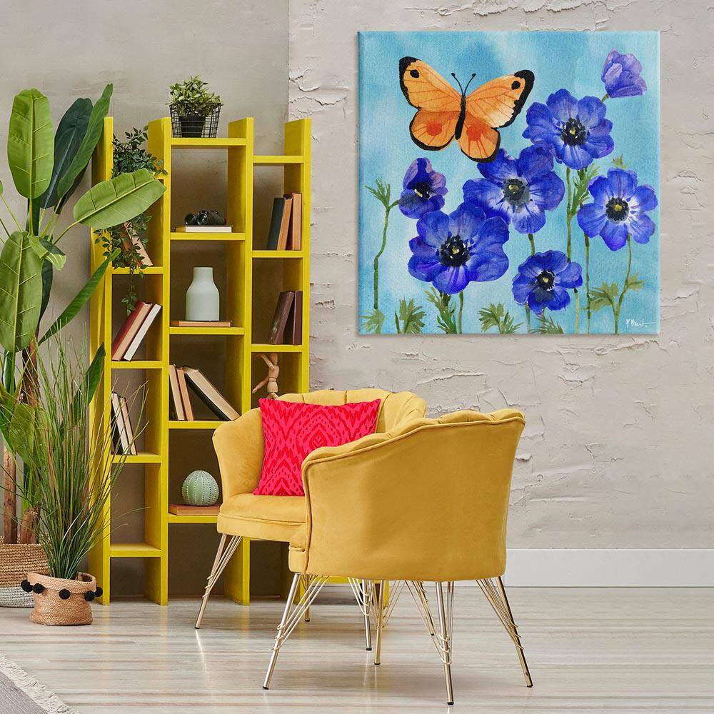 Poetic Monarch Butterfly by Paul Brent Unframed Nature Graphic Art Print 36 in. x 36 in. price history on PriceWatchPro