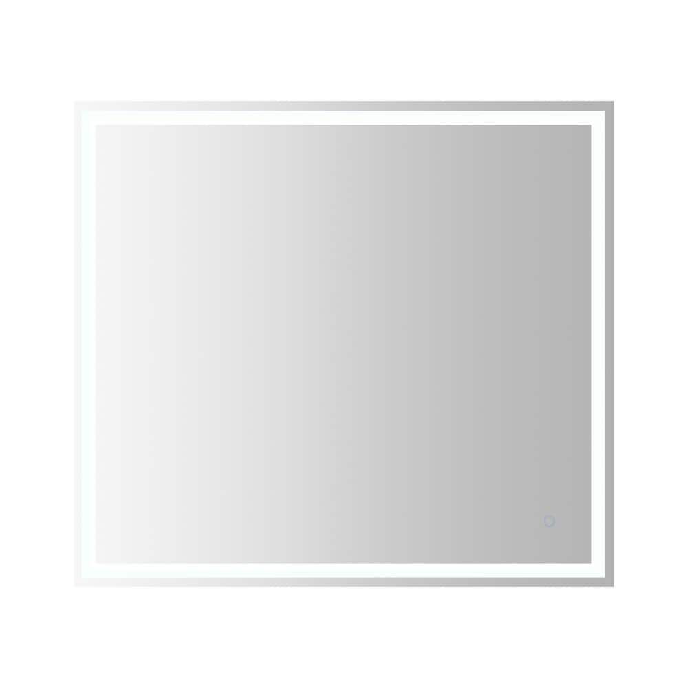 Pax 40" x 36" Polished Frameless LED Bathroom Vanity Mirror