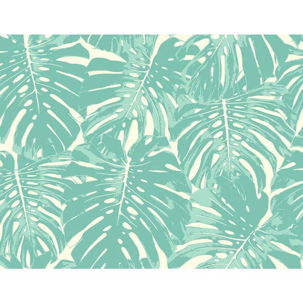 Seabrook Designs Jamaica Tropical Leaf Paper Strippable Roll (Covers 60.75 sq. ft.)