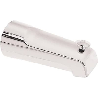 6.7 in. Long Pull-Up Diverter Tub Spout in Chrome