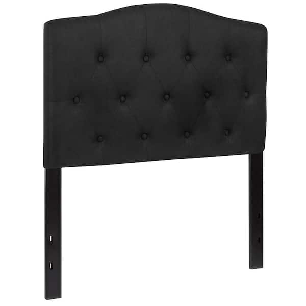 Black Twin Headboard Panel Design