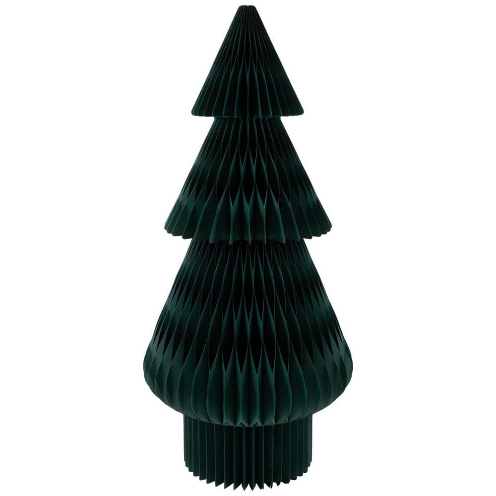 4' Tall Accordion Honeycomb Foldable Paper Artificial Christmas Tree-Dark Green price history on PriceWatchPro