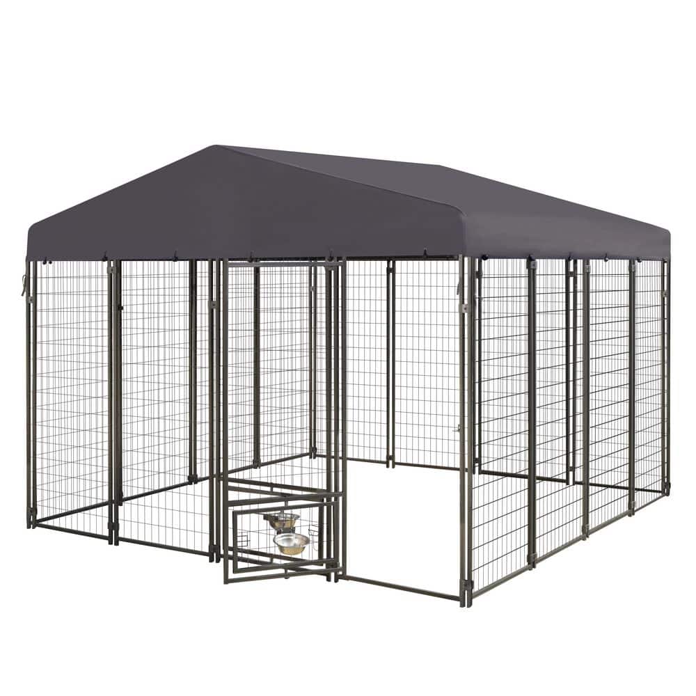 PET 6cm×5m 庭院葱茏 Amazon.com : MYPET 6-Panel Paws Petyard, Gray Dog Playpen