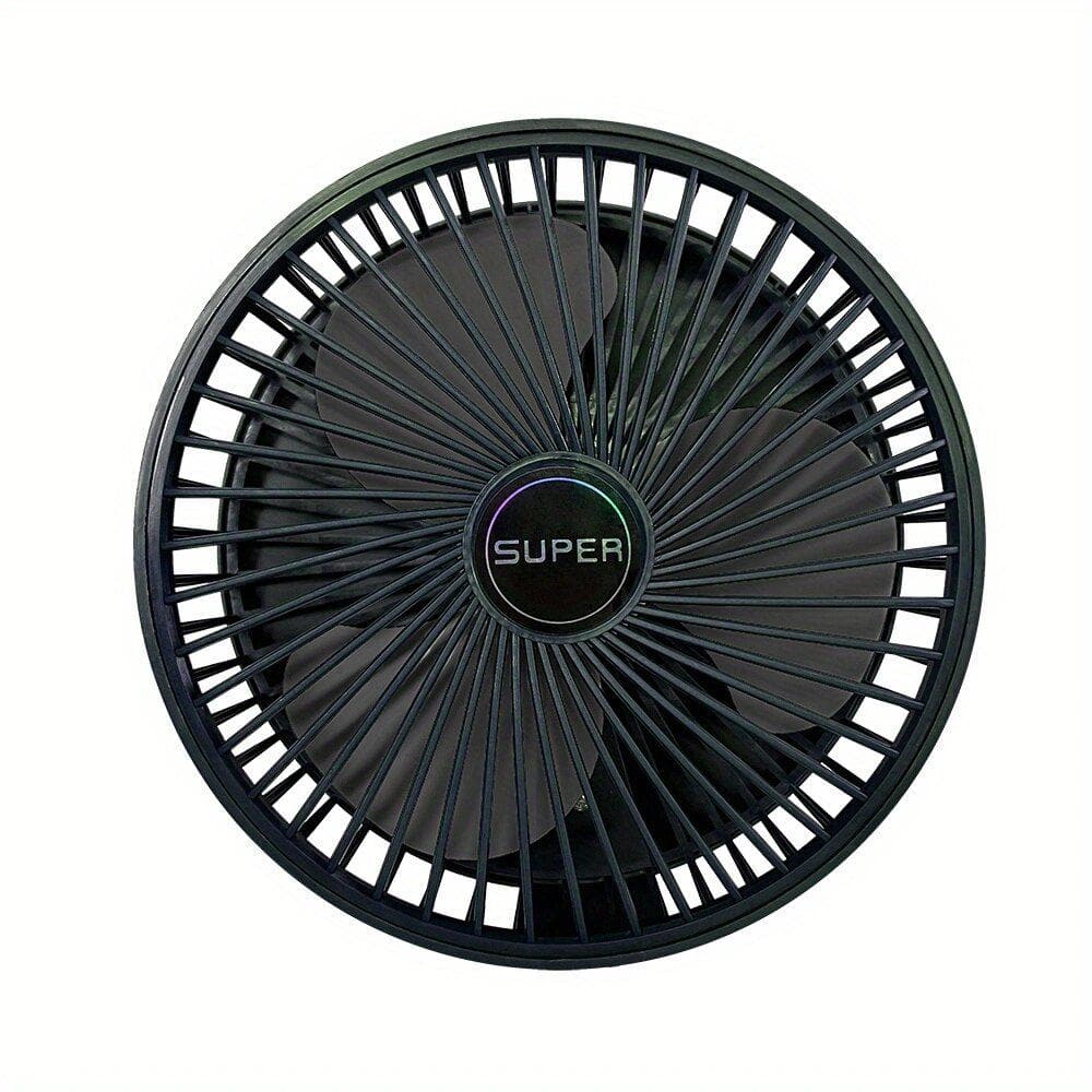 Adrinfly 180 Swing Head Portable USB Powered 3 in. 1 fan speeds Desk Fan in Green, Folding Fetractable Charging Fan, Easy Clean
