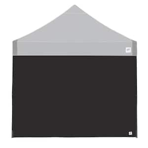 10 ft. Black Sidewall, Zipper-Free, Fits E-Z UP 10 ft. x 10 ft. Straight Leg Shelters (Not Included)