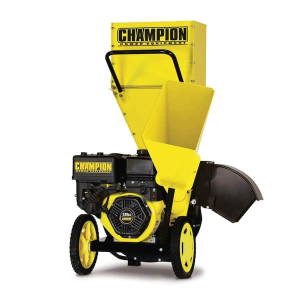 Champion Power Equipment 3 in. 338 cc Gas-Powered Wood Chipper Shredder