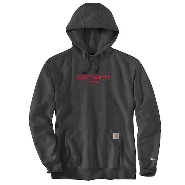 Carhartt Men's Rain Defender Fleece-Lined Logo Sweatshirt