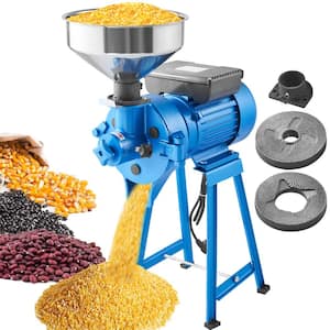 Electric Grain Mill Grinder, 1500 W 110-Volt Spice Grinders, Commercial Corn Mill, Adjustable Powder Machine