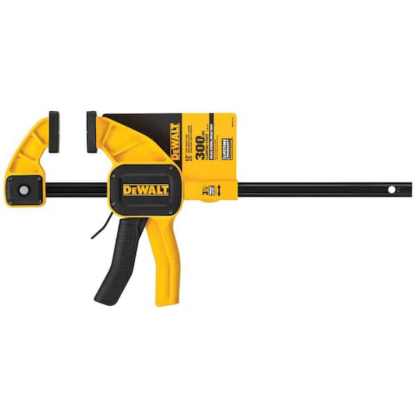DEWALT - 12 in. 300 lbs. Trigger Clamp with 3.75 in. Throat Depth (4 Pack)