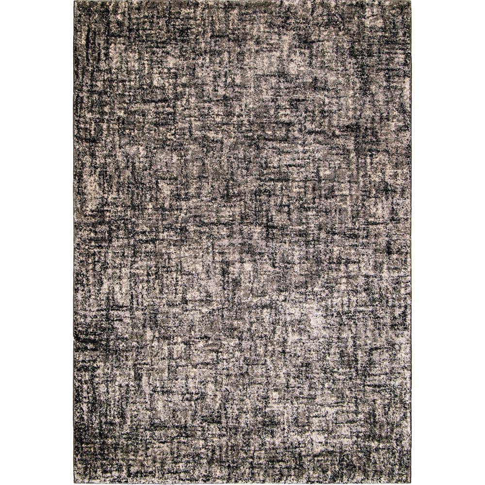 Orian Rugs Cloud 19 Heathered Plaid 5 ft. x 8 ft. Dark Multi Area Rug ...